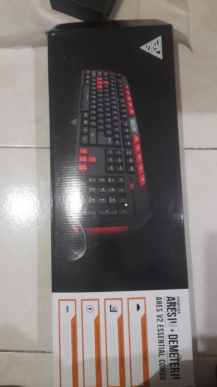 GAMDIAS Ares-Gkc 100 Gaming Membrane Keyboard ( No Mouse)