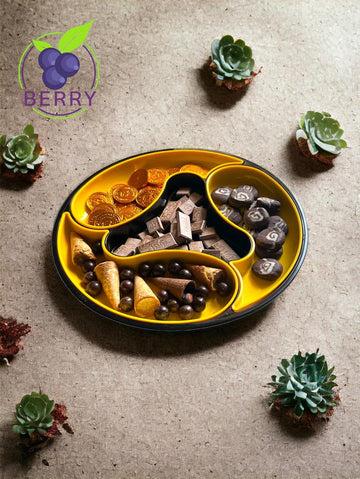 Multipurpose Food Tray with Dolphin Shaped detachable sections