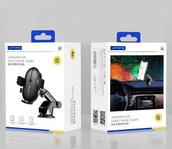 Telescopic Vaccum Suction Car Mount for Smartphone
