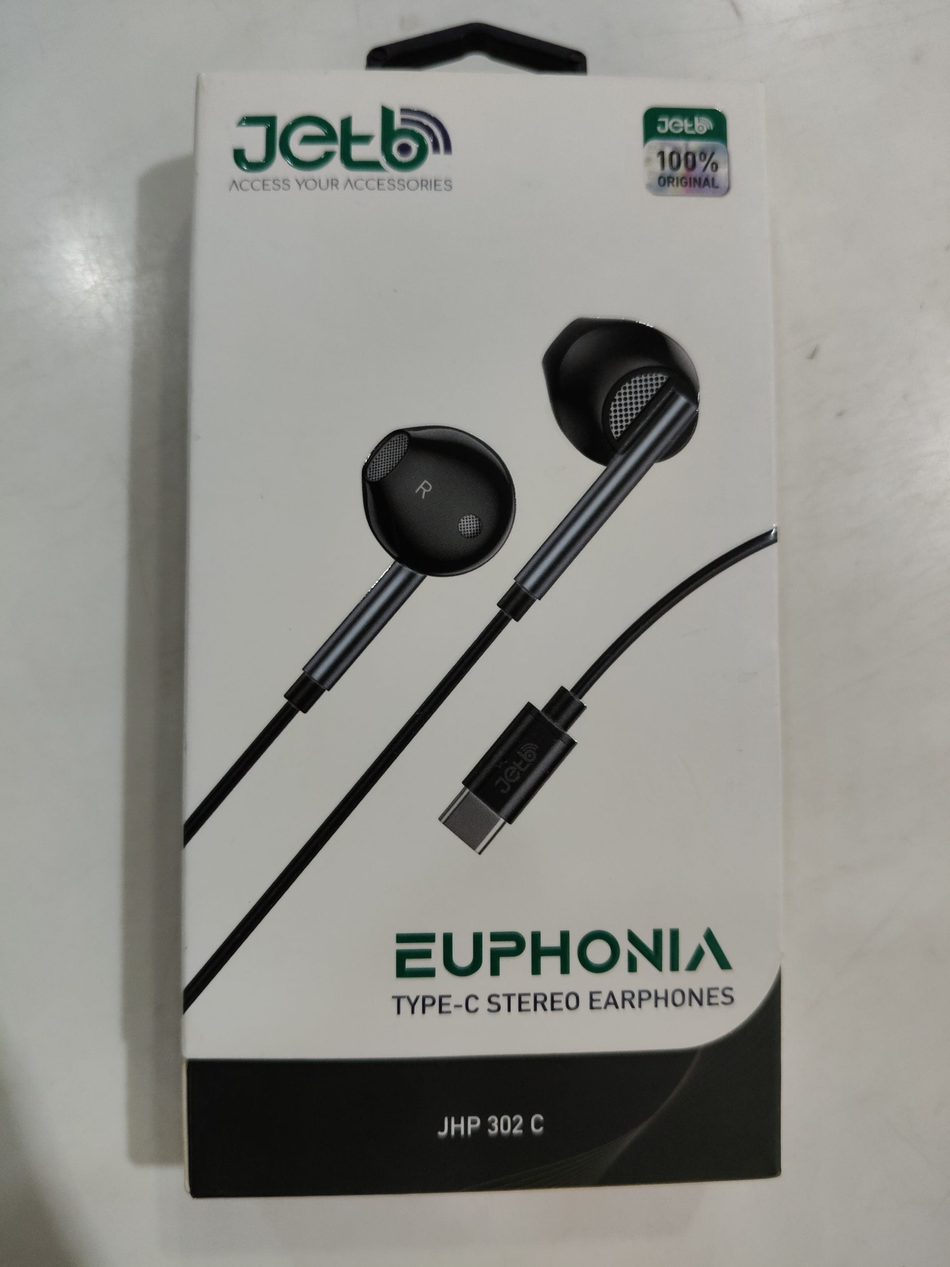 Euphone type-C stereo earphones JHC 302 C